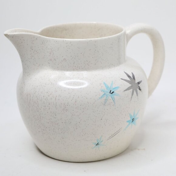 VINTAGE Myott’s Safari Silent Night Pattern Atomic Starburst Ceramic Jug Pitcher - Picture 12 of 12